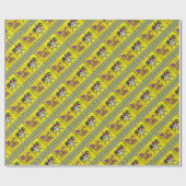 Jester Mask Mardi Gras Harlequin Cadeaupapier (Vlak)