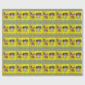 Jester Mask Mardi Gras Harlequin Cadeaupapier (Vlak)