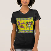 Jester Mask Mardi Gras Harlequin T-shirt (Voorkant)