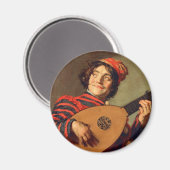 Jester met een Lute Magnet (Voorkant / Achterkant)