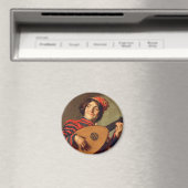 Jester met een Lute Magnet (Insitu (Vaatwasser))