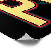 jester met Prosecco-fles, Poster (Hoek)