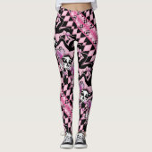 Jester of Hearts Skull Leggings (Voorkant)