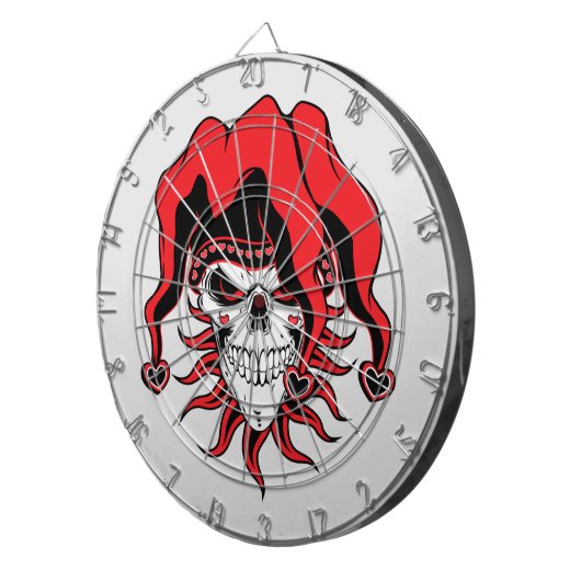 Jester of Love Dartbord (Voorkant Rechts)