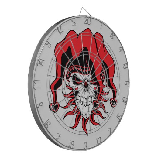 Jester of Love Dartbord (Voorkant Links)