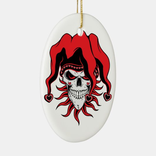 Jester of Love Keramisch Ornament (Rechts)