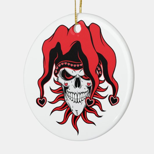 Jester of Love Keramisch Ornament (Links)