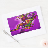 Jester Rechthoekige Sticker (Envelop)