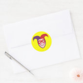 Jester Ronde Sticker (Envelop)