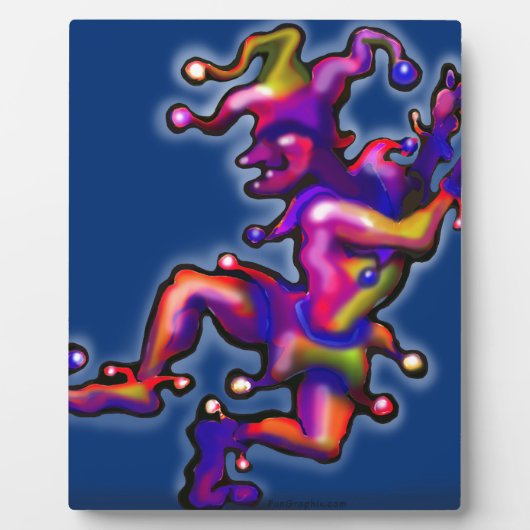 Jester Saphire Blue Fotoplaat (Voorkant)