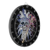 Jester Skull Dartbord (Voorkant Links)