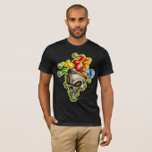 Jester Skull (Donker) T-shirt (Voorkant volledig)
