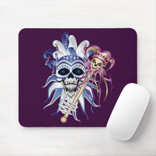 Jester Skull Muismat (Met muis)