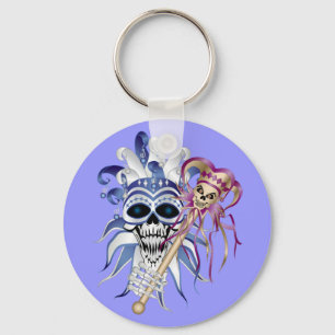 Jester Skull Sleutelhanger