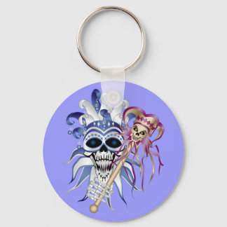 Jester Skull Sleutelhanger