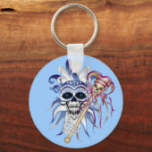 Jester Skull Sleutelhanger (Voorkant)