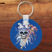 Jester Skull Sleutelhanger (Voorkant)