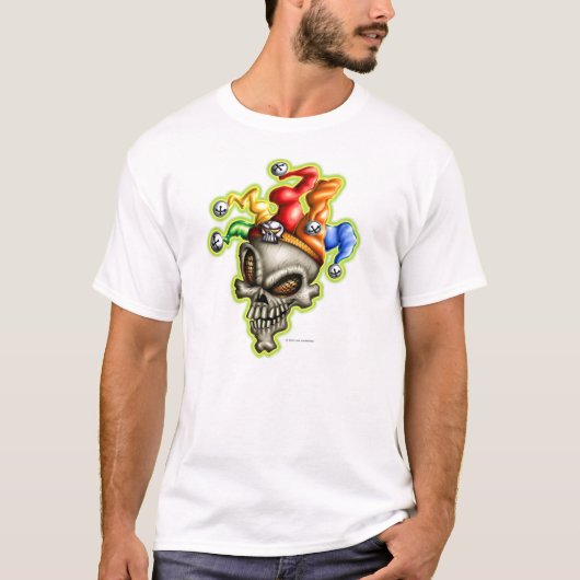 Jester Skull T-shirt (Voorkant)
