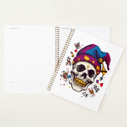 Jester Skull Trickster Planner (Display)