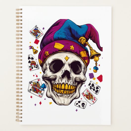 Jester Skull Trickster Planner (Voorkant)