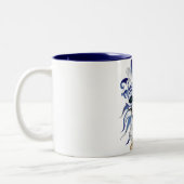 Jester Skull Tweekleurige Koffiemok (Links)