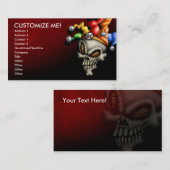 Jester Skull Visitekaartje (Voorkant / Achterkant)