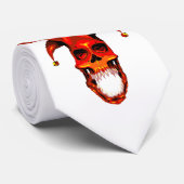 Jester Skulls Stropdas (Opgerold)