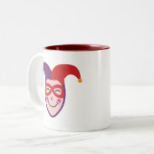 Jester Tweekleurige Koffiemok (Voorkant links)