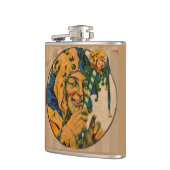 jester uit de jaren twintig heupfles (Links)