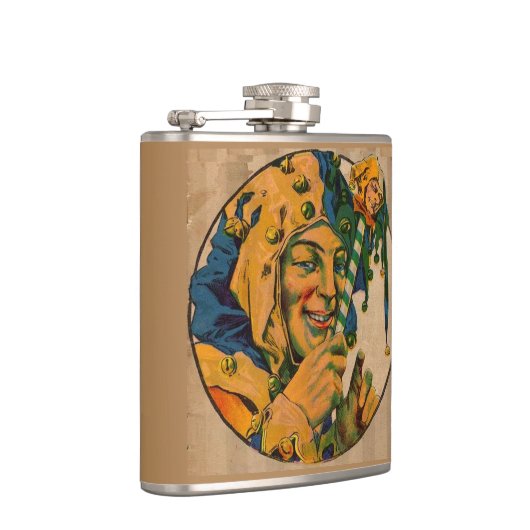 jester uit de jaren twintig heupfles (Rechts)