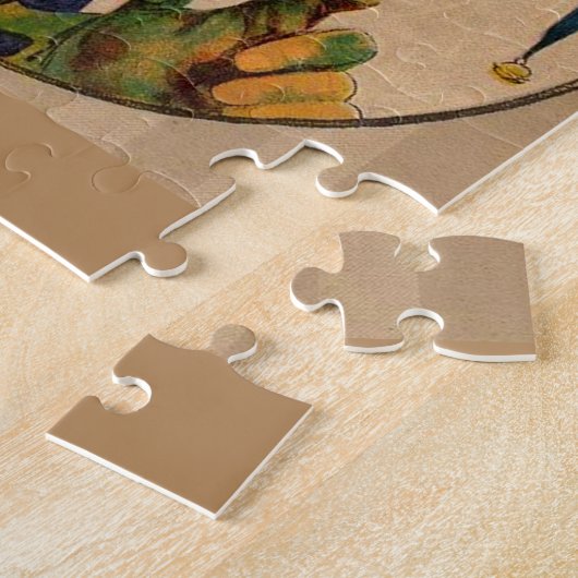 jester uit de jaren twintig legpuzzel (Zijkant)