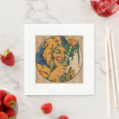 jester uit de jaren twintig servet (Insitu)