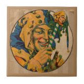 jester uit de jaren twintig tegeltje (Voorkant)