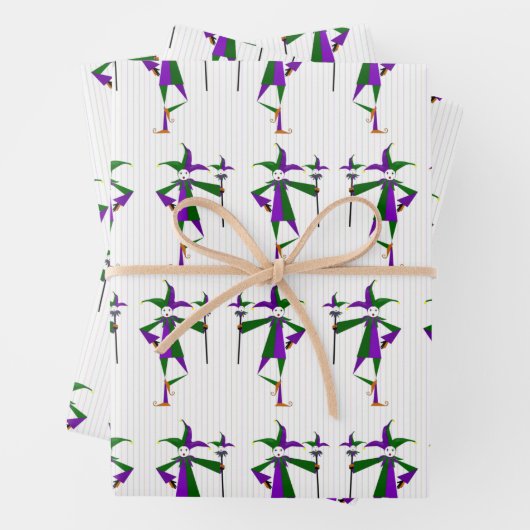 Jester Wrapping Paper Sheets (In situ)