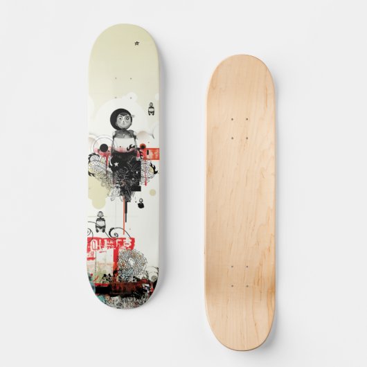 JesterDeck1 Persoonlijk Skateboard (Voorkant)