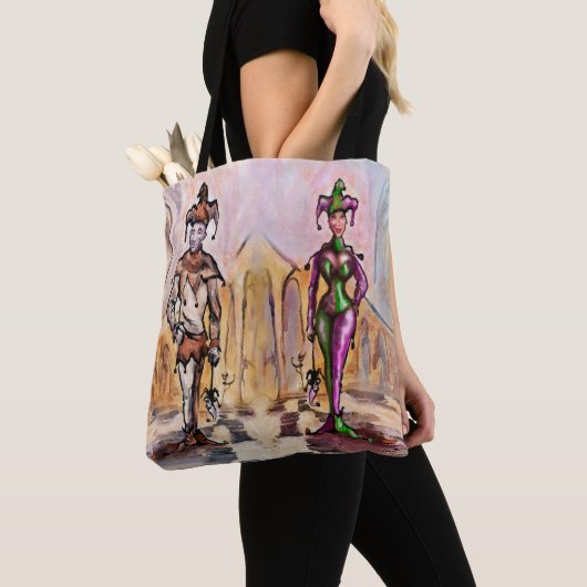 Jesters Canvas tas (Dichtbij)