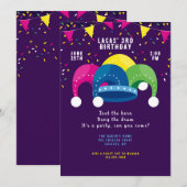 Jester's Hoed Uitnodiging (Voorkant / Achterkant)