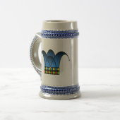 Jester's Modern Stein (kleur) Bierpul (Voorkant links)
