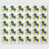 Jester's Pet April Fool's Day Cadeaupapier (Vlak)