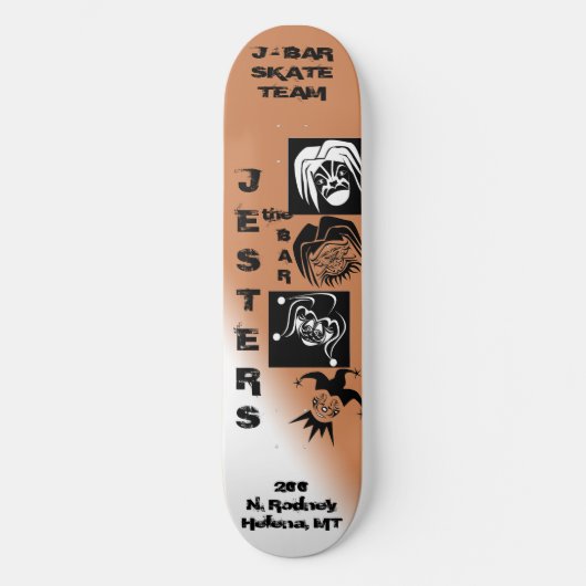 Jesters Schaats Team Skateboard (Voorkant)