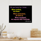 Jesters voor Christus (kolossaal) Poster (Keuken)