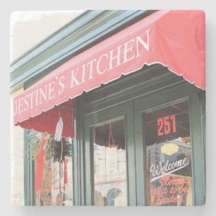 Jestine's Kitchen Charleston, SC. Marmer Onderzett Stenen Onderzetter