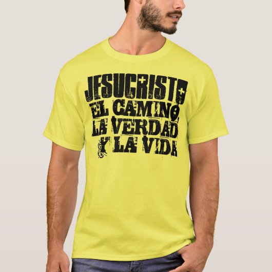 jesucristo el camino t-shirt (Voorkant)