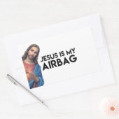 Jesuis is my Airbag Rechthoekige Sticker (Envelop)