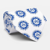 Jesuit Blue Necktie Stropdas (Opgerold)