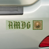 Jesuit Motto van St Ignatius (BK 50; Latijn Abbrev Bumpersticker (Op auto)
