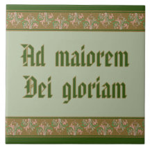 Jesuit Motto van St Ignatius Loyola (BK 50; Latijn