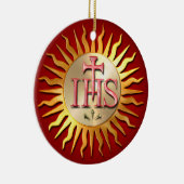 Jesuit Seal Keramisch Ornament (Rechts)