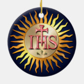 Jesuit Seal Keramisch Ornament (Achterkant)