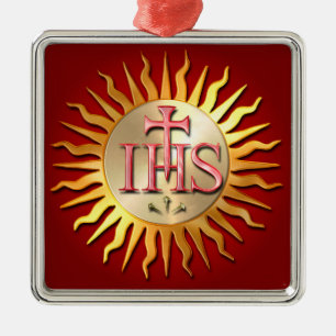 Jesuit Seal Metalen Ornament
